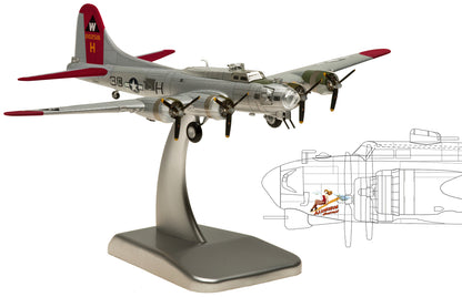 Scratch- 1/200 US Army Air Corps Boeing B17G Alloy Military Model-Hogan Wings HG5965